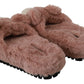 Dolce & Gabbana Pink Bear House Slippers Sandals Shoes