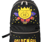 Dolce & Gabbana Black Golden Pig of the Year School Backpack