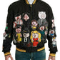 Dolce & Gabbana Black YEAR OF THE PIG Bomber Jacket