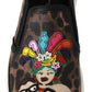 Dolce & Gabbana Leather Leopard #dgfamily Loafers Shoes