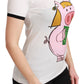 Dolce & Gabbana White YEAR OF THE PIG Top Cotton T-shirt