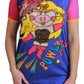 Dolce & Gabbana Purple PIG SUPERGIRL Top Cotton T-shirt