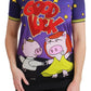 Dolce & Gabbana Purple YEAR OF THE PIG Top Cotton T-shirt