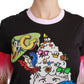 Dolce & Gabbana Black YEAR OF THE PIG Top Cotton  T-shirt