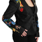 Dolce & Gabbana Enchanted Sicilian Black Brocade Blazer