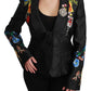 Dolce & Gabbana Enchanted Sicilian Black Brocade Blazer