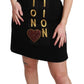 Dolce & Gabbana Black Fashion Devotion Sheath Mini Dress