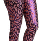 Dolce & Gabbana Pink Purple Multicolor Pattern High Waist Pants