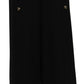 Dolce & Gabbana Black High Waist Wide Leg Cropped Pants