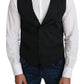 Dolce & Gabbana Gray 100% Silk Formal Coat Vest