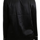 Dolce & Gabbana Black Silk Pajama Lounge Sleepwear Top