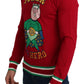 Dolce & Gabbana Red Wool Silk Pig of the Year Sweater