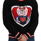 Dolce & Gabbana Black Cashmere Pig of the Year Pullover Sweater