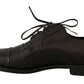 Dolce & Gabbana Elegant Brown Leather Formal Lace-ups