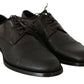 Dolce & Gabbana Elegant Brown Leather Formal Lace-ups