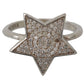 Nialaya Silver Womens Clear CZ Star 925 Ring