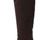 Dolce & Gabbana Brown Suede Studded Knee High Shoes Boots