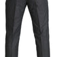 Dolce & Gabbana Gray Formal Dress Trouser Slim Fit Pants