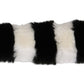 Dolce & Gabbana Black White Lapin Fur Accessory Shoulder Strap