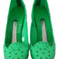 Dolce & Gabbana Green Crystal Floral CINDERELLA Heels Shoes