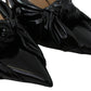 Jimmy Choo Black Patent Leather Annabell 85 Pumps