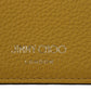 Jimmy Choo Aarna Yellow Leather Card Holder