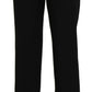 BENCIVENGA Black High Waist Straight Pants