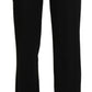 BENCIVENGA Black High Waist Straight Pants