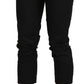 BENCIVENGA Black High Waist Skinny Cropped Dress Trouser Pants