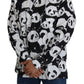 Dolce & Gabbana Black Panda Mens Casual 100% Cotton Shirt