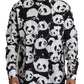 Dolce & Gabbana Black Panda Mens Casual 100% Cotton Shirt