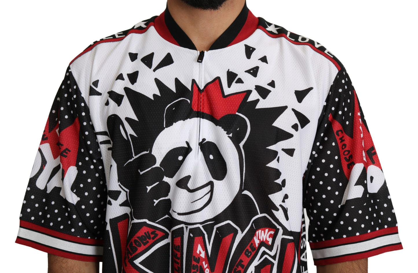 Dolce & Gabbana White King Panda Shirt