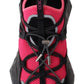 Jimmy Choo Diamond Black Pink Leather Sneaker