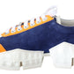 Jimmy Choo Diamond Blue Orange Leather Sneaker