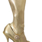 Dolce & Gabbana Gold Rhinestones Ankle Boots Socks Shoes