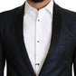 Dolce & Gabbana Blue Slim Fit Jacket Coat MARTINI  Blazer