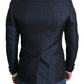 Dolce & Gabbana Blue Slim Fit Jacket Coat MARTINI  Blazer