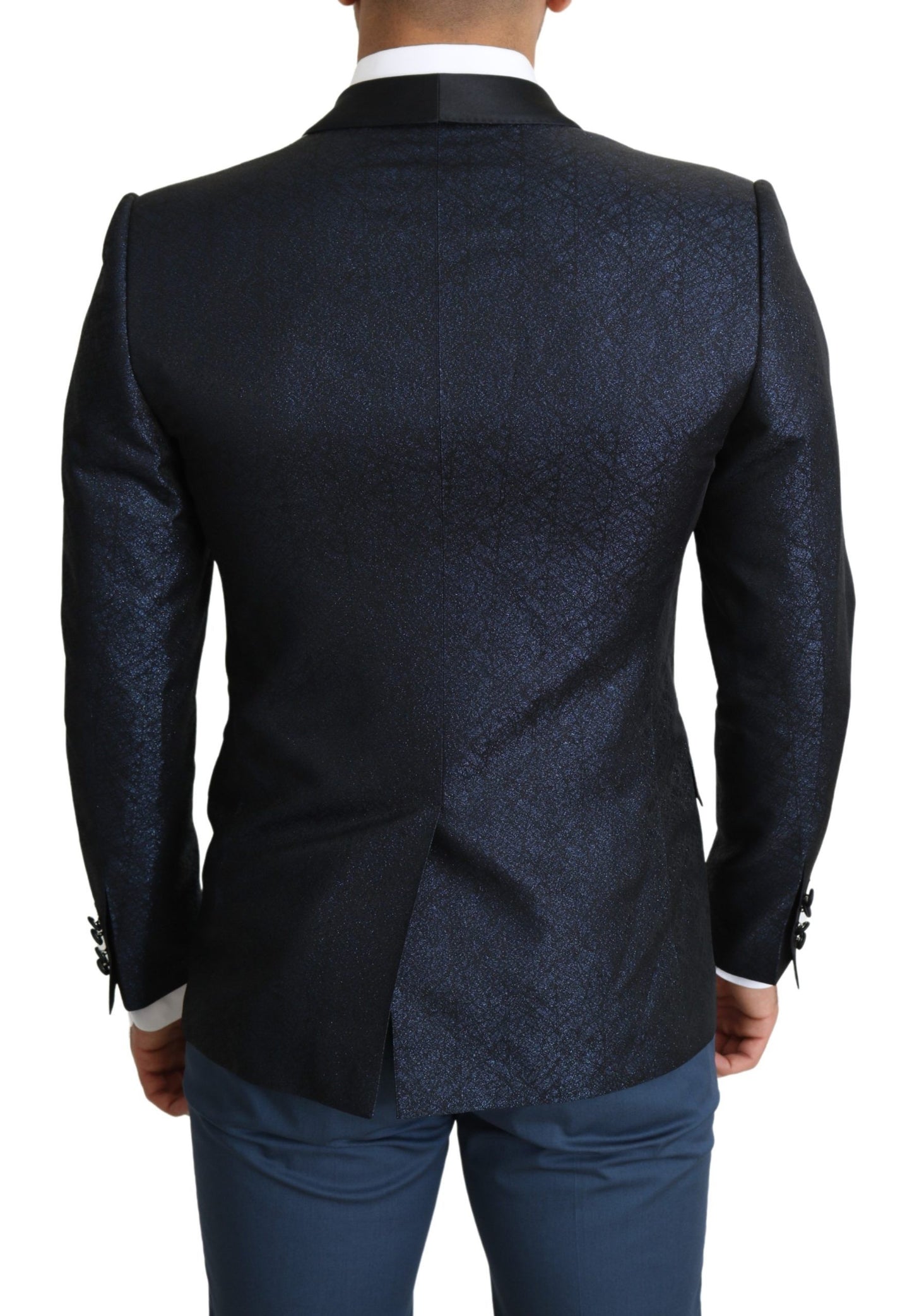 Dolce & Gabbana Blue Slim Fit Jacket Coat MARTINI  Blazer