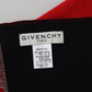 Givenchy Red Black Logo Wool Unisex Scarf