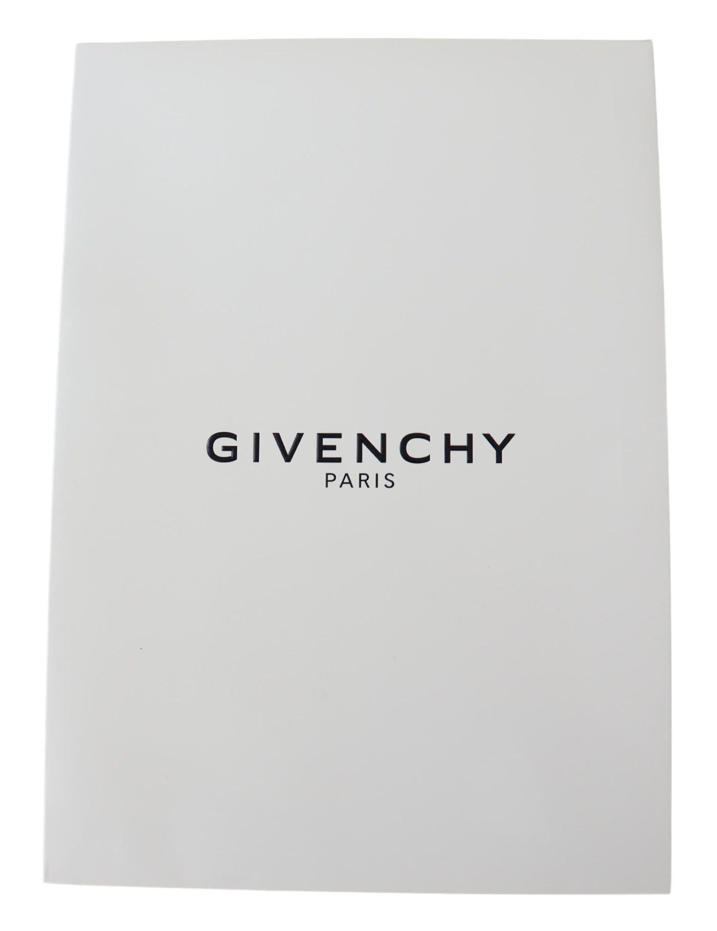 Givenchy Red Black Logo Wool Unisex Scarf