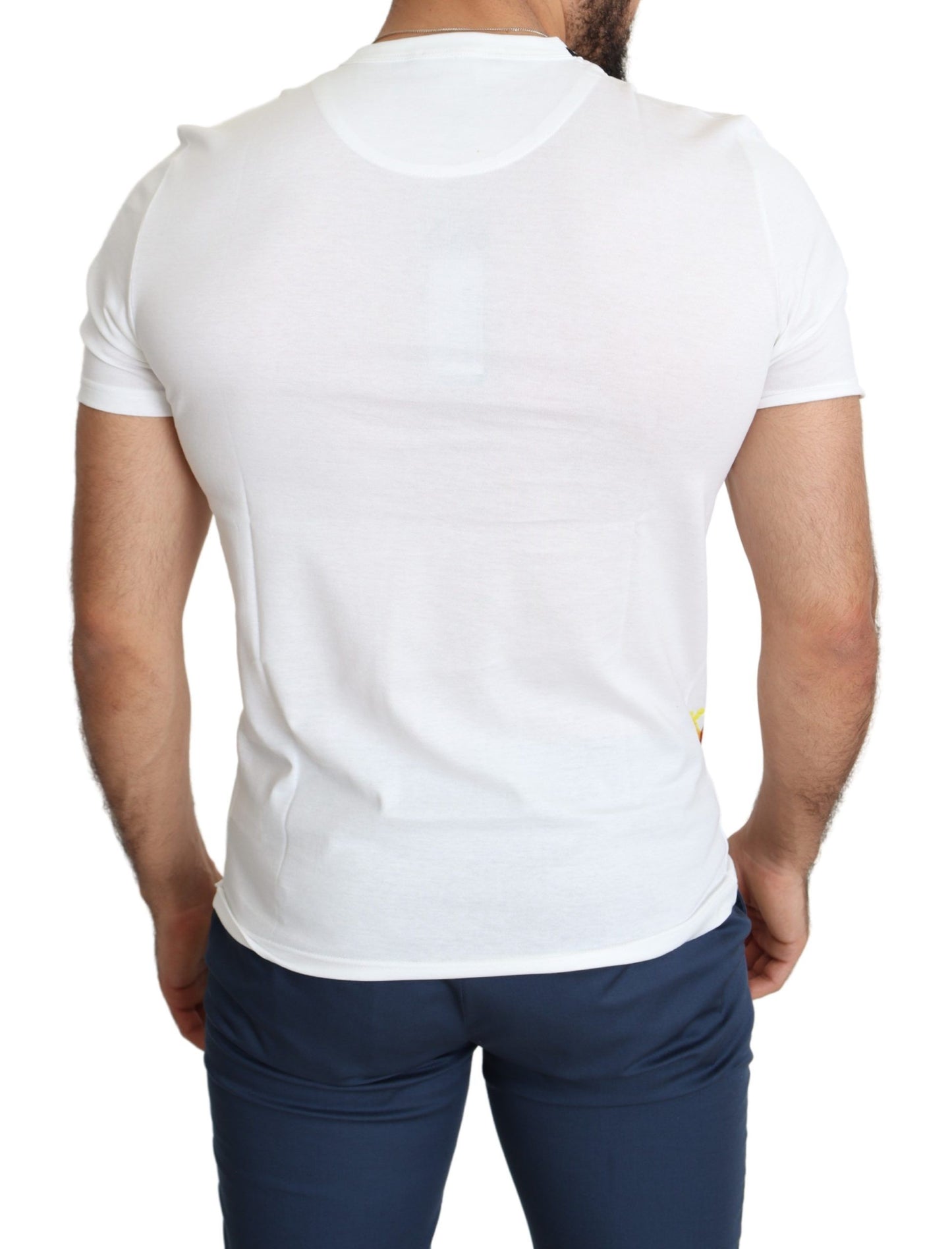 Dolce & Gabbana White Saint Valentine Print Cotton Men T-shirt