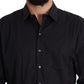 Dolce & Gabbana Black Cotton Stretch Dress SICILIA Shirt