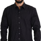 Dolce & Gabbana Black Cotton Stretch Dress SICILIA Shirt