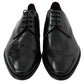 Dolce & Gabbana Black Patent Leather Lace Derby Shoes