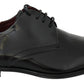 Dolce & Gabbana Black Patent Leather Lace Derby Shoes