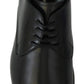 Dolce & Gabbana Derby Napoli Black Leather Dress Formal Shoes