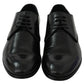 Dolce & Gabbana Derby Napoli Black Leather Dress Formal Shoes