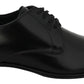 Dolce & Gabbana Derby Napoli Black Leather Dress Formal Shoes