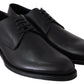 Dolce & Gabbana Black Leather SARTORIA Hand Made Shoes