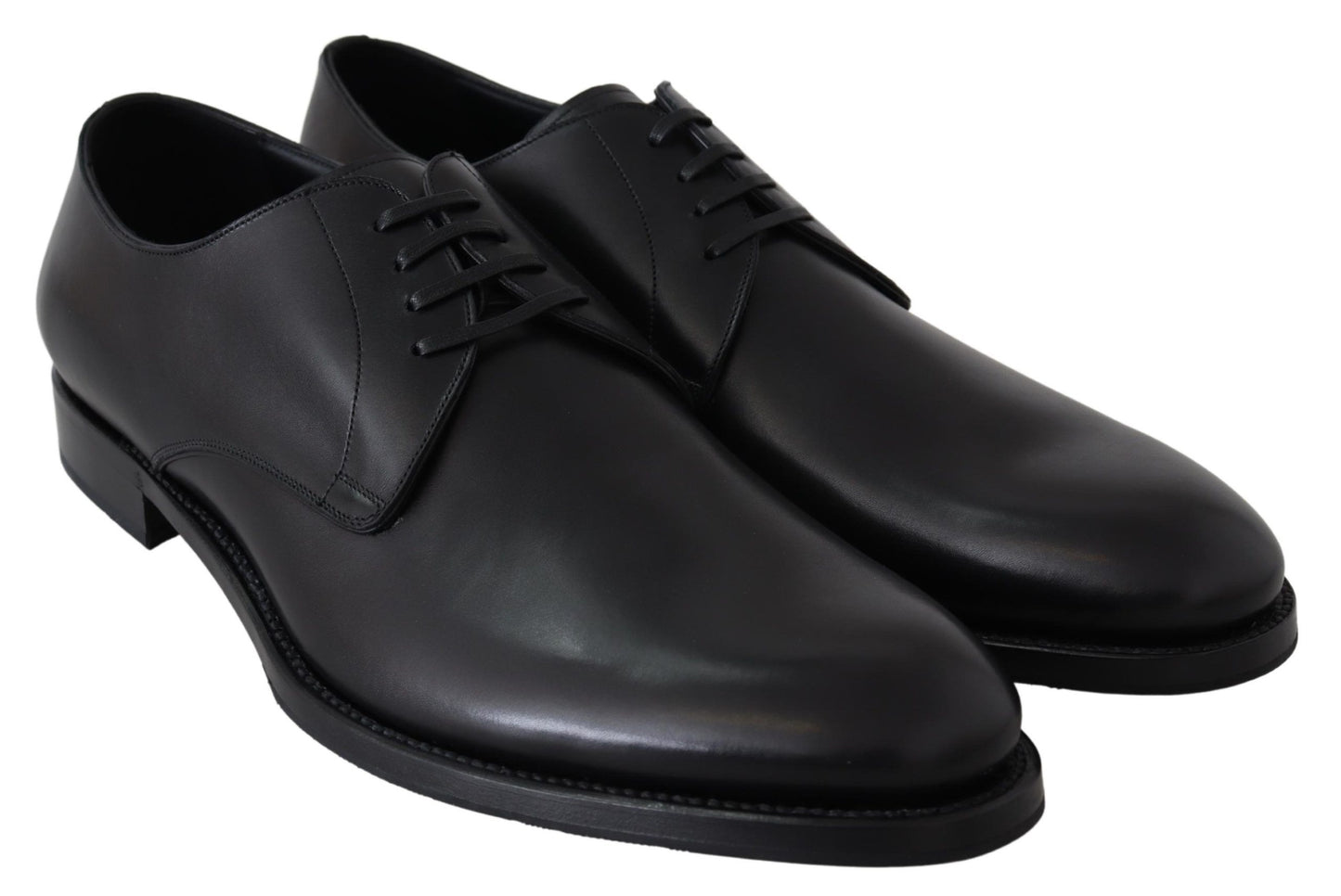 Dolce & Gabbana Black Leather SARTORIA Hand Made Shoes